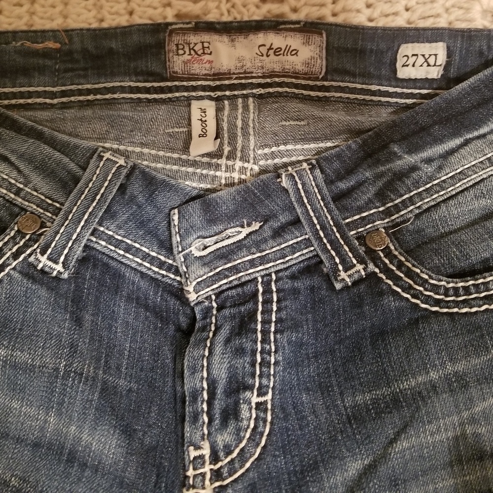 BKE Stella Bootcut Jean's 27 XL